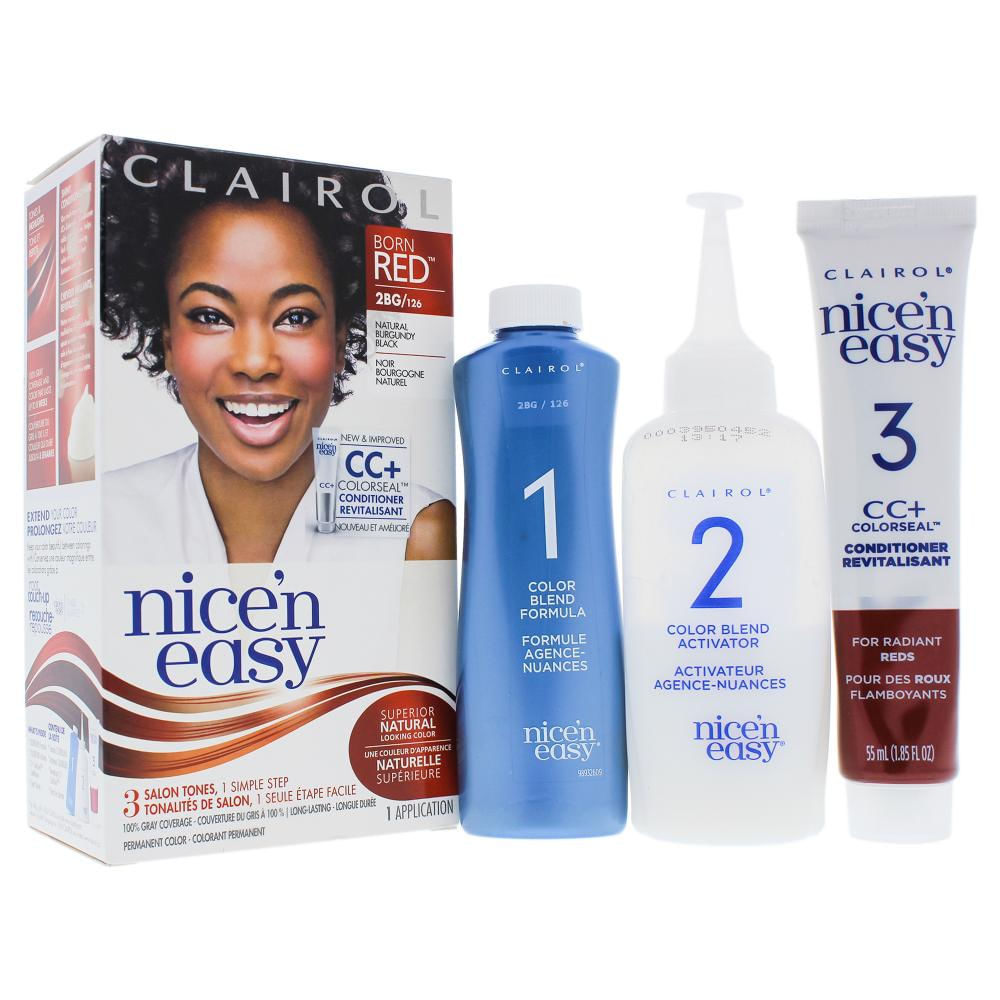 Nice N Easy Permanente Color 2Bg 126 Natural Borgoña Negro