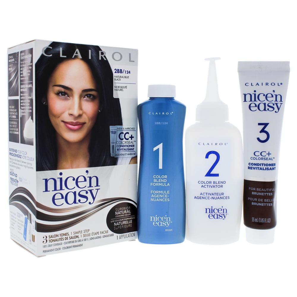 Nice N Easy Permanent Color 2Bb 124 Natural Blue Black