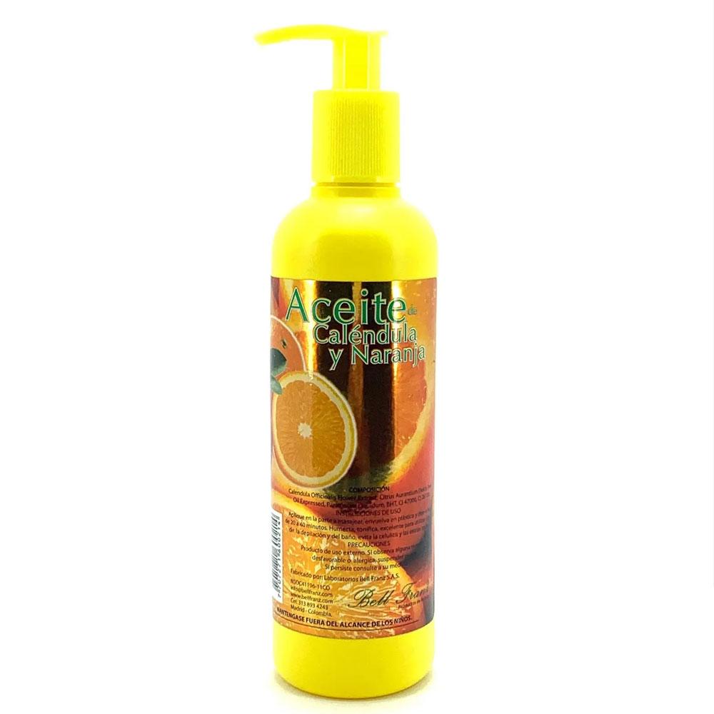 Aceite Naranja Caléndula 240Ml Bell Franz Corporal Hidrata Suavidad