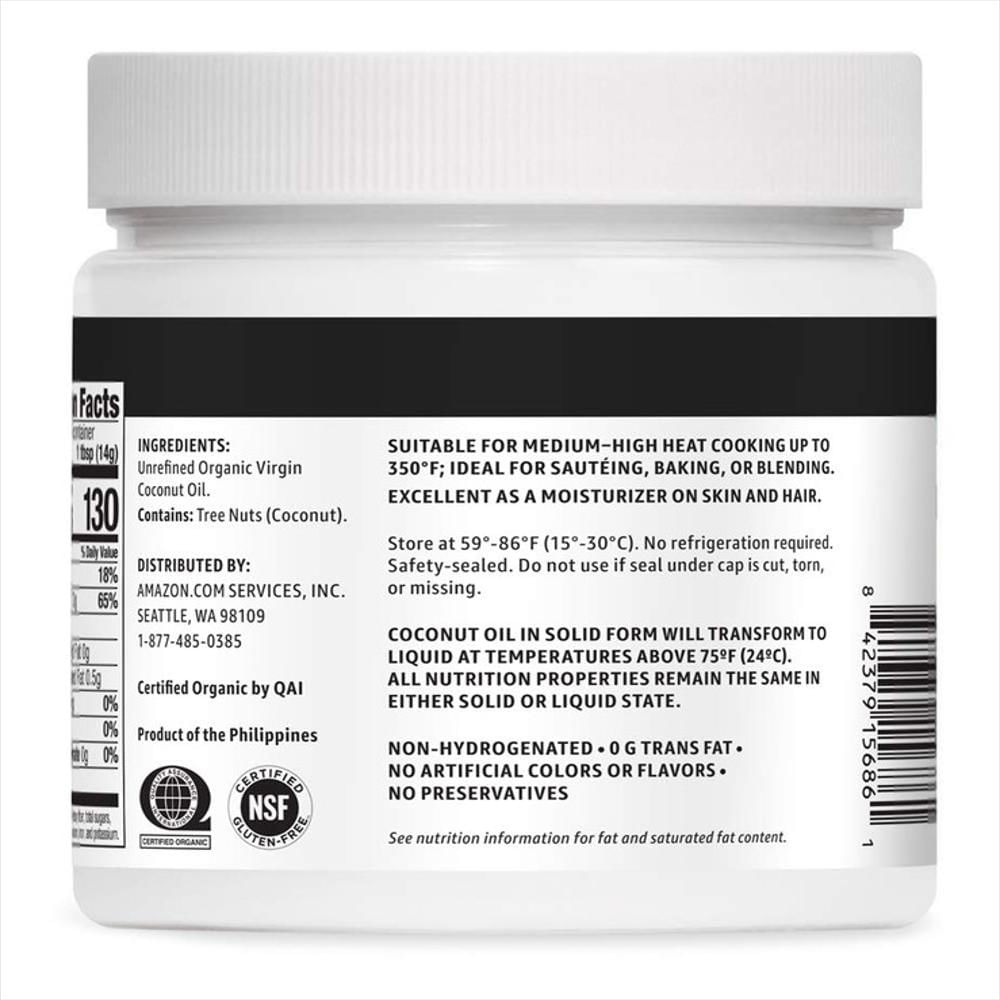 Aceite Coco Orgánico Usa Extra Virgen img #2