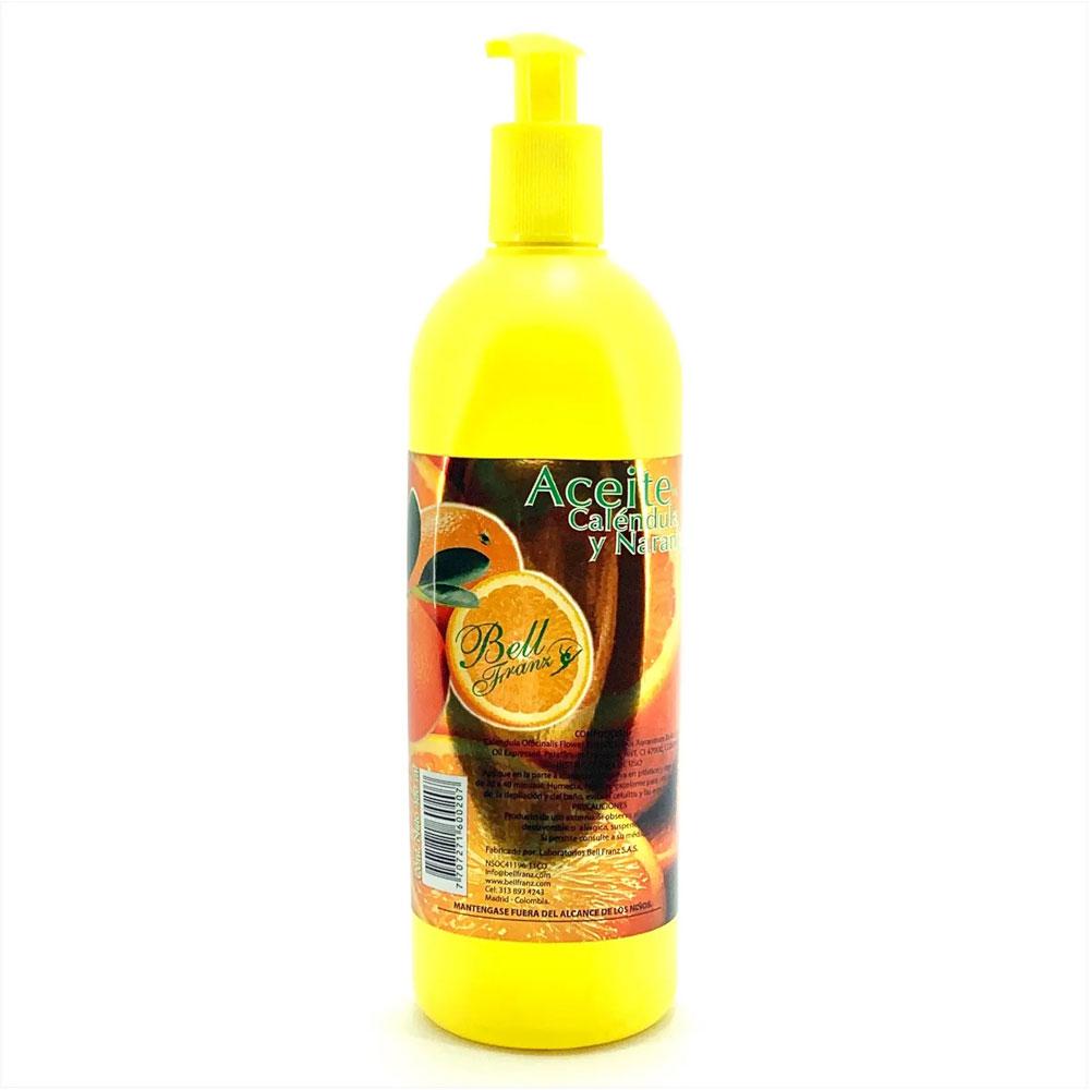 Aceite Naranja Caléndula 500Ml Bell Franz Corporal Hidrata Suavidad