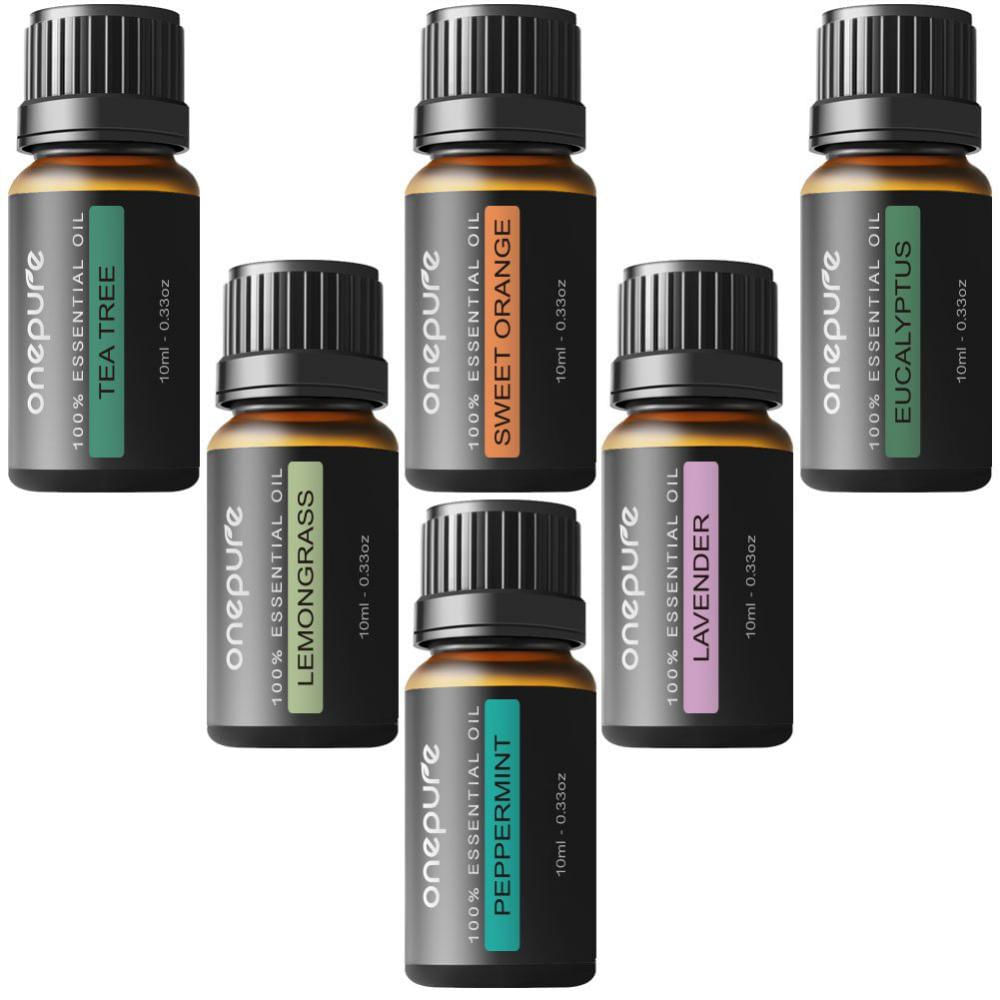 Set De 6 Aceites Esenciales Para Aromaterapia