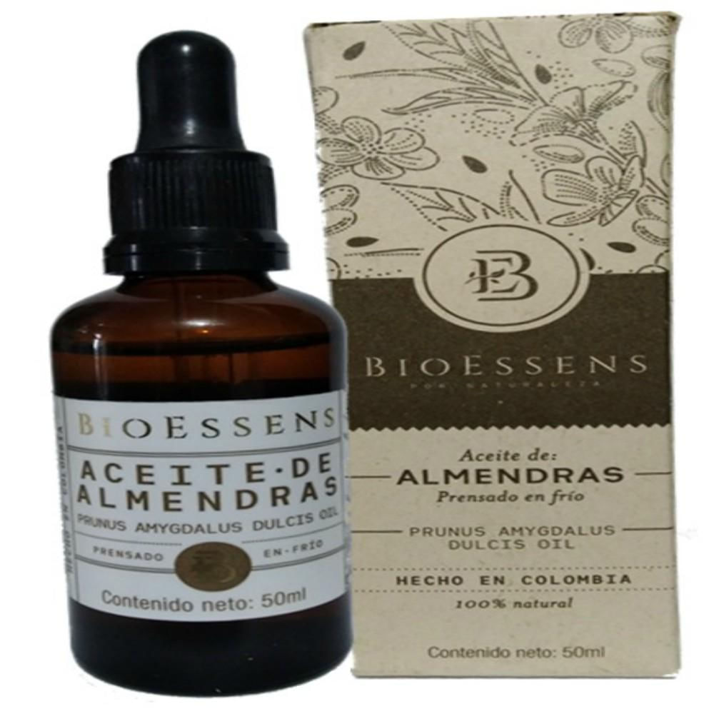 Aceite Natural De Almendras 100 Porciento Puro 50 Ml