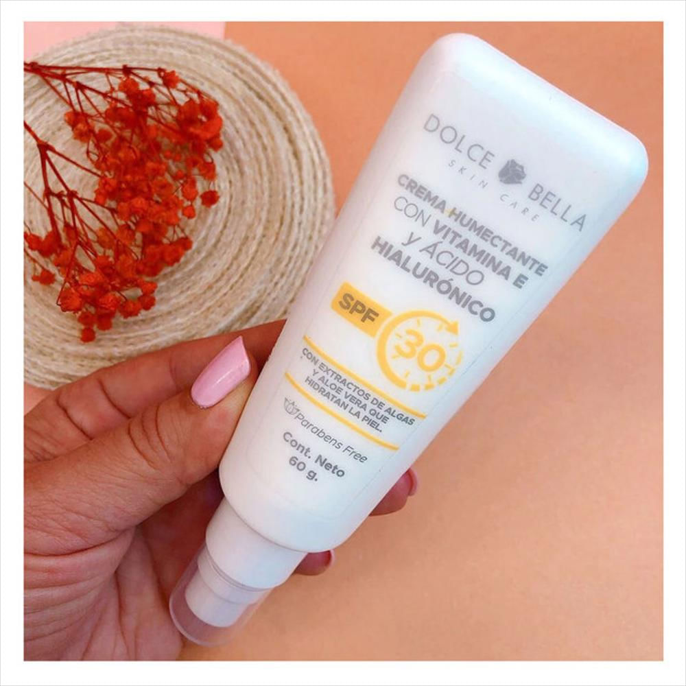 Crema Hidratante Filtro Solar +30 Spf Facial 60Gr Dolce Bella Db019 img #2