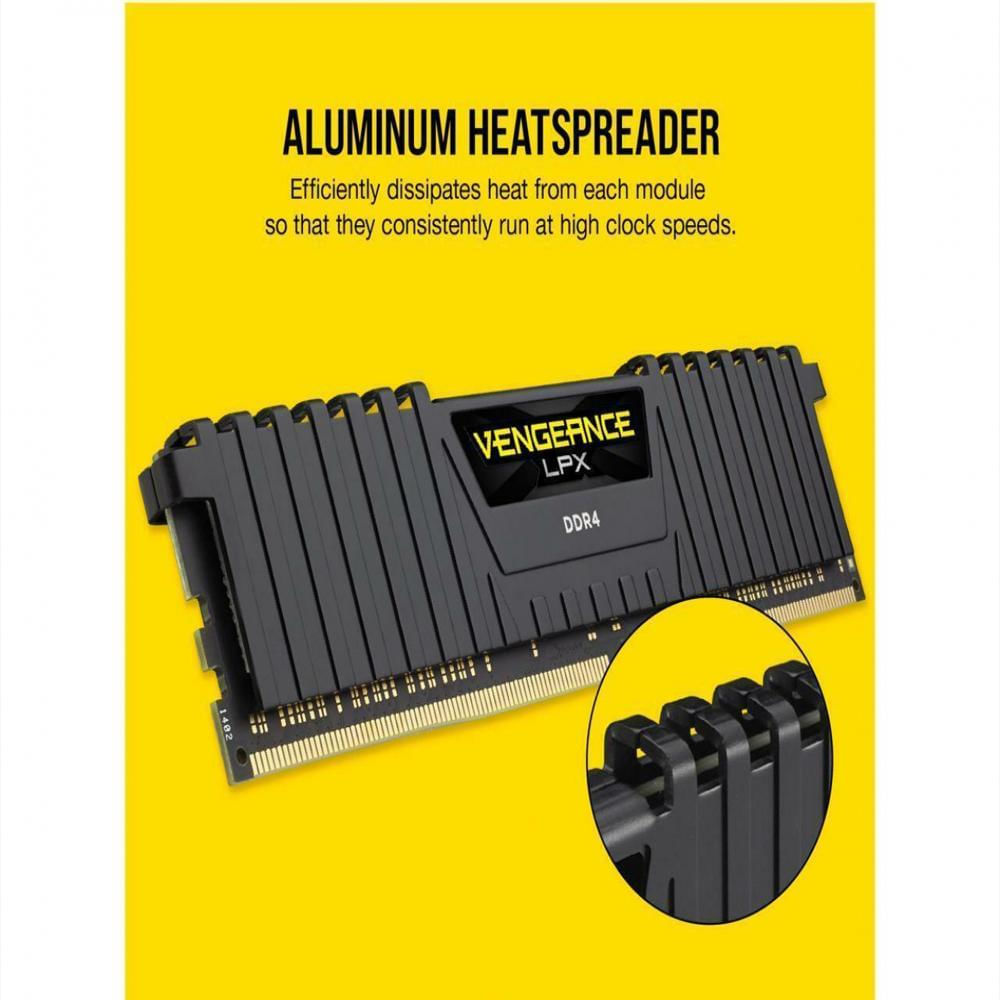 Set 4 Ram X 16 Gb Corsair Para Pc Ddr4 2400 img #4