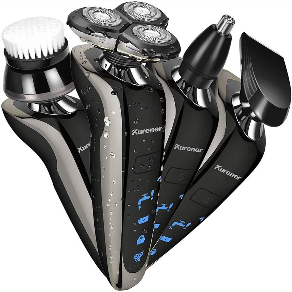 Maquinilla De Afeitar Eléctrica Para Hombres Recargable Kurener img #2