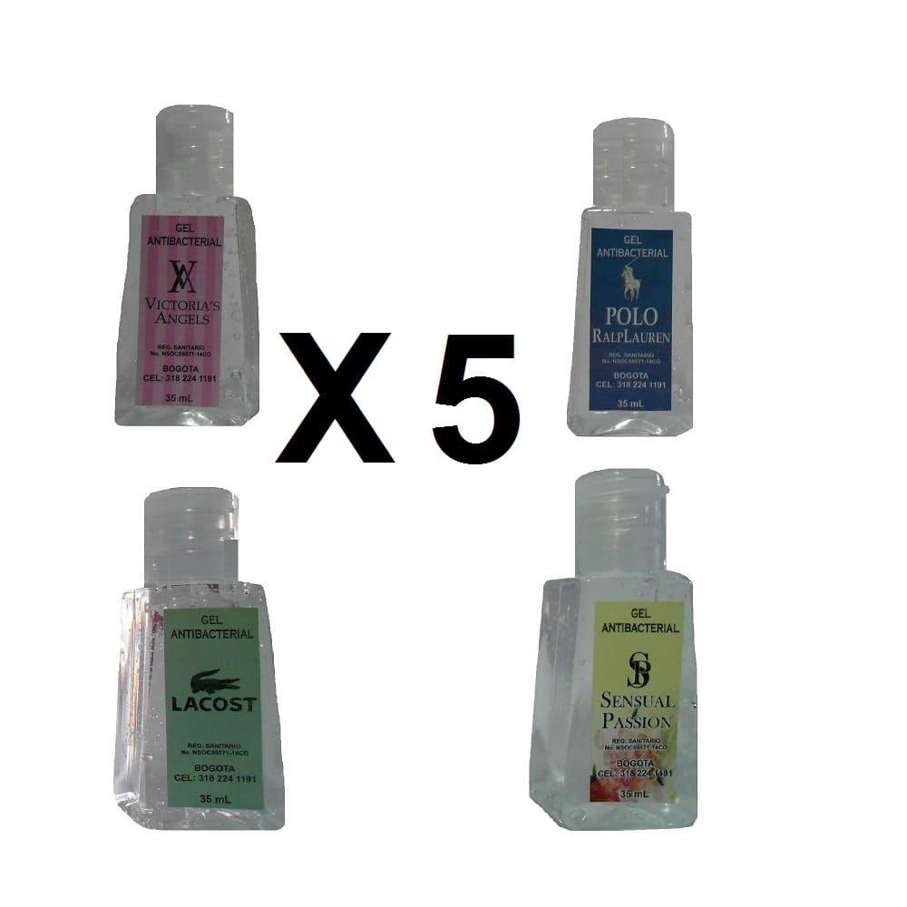 5 Gel Premium Antibacterial 35Ml Adulto