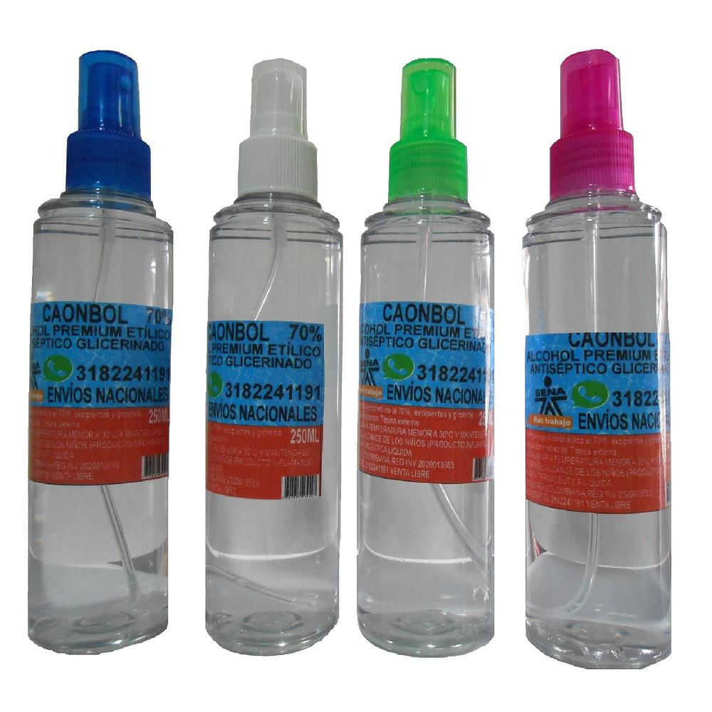 Alcohol Glicerinado Manos 250Ml X 4