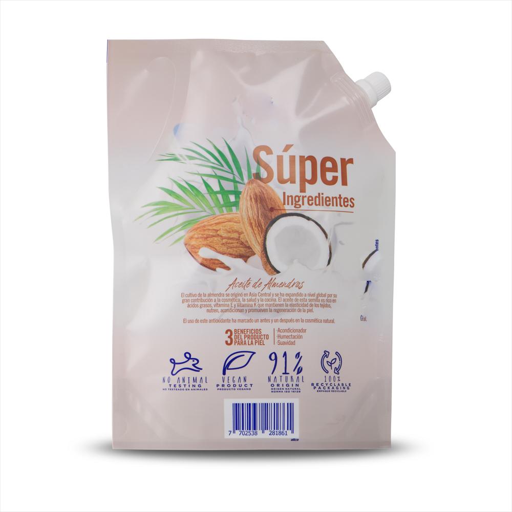 Jabon Líquido Deseo Antibacterial Coco Almendra Doypack 1000 Ml img #2