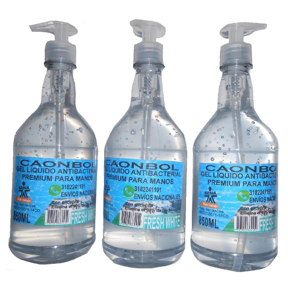 Gel Antibacterial 850Ml X 3