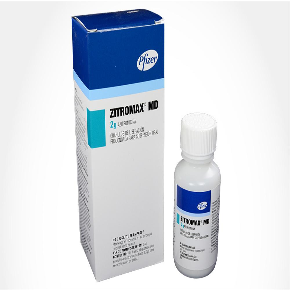 Zitromax Md Azitromicina 2G Caj 1 Fra 60 Ml img #1