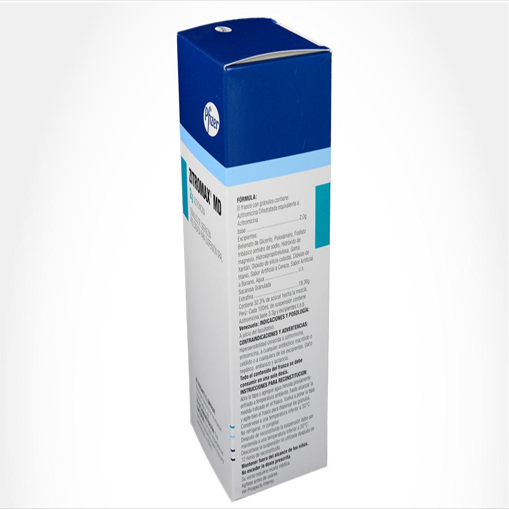 Zitromax Md Azitromicina 2G Caj 1 Fra 60 Ml img #2