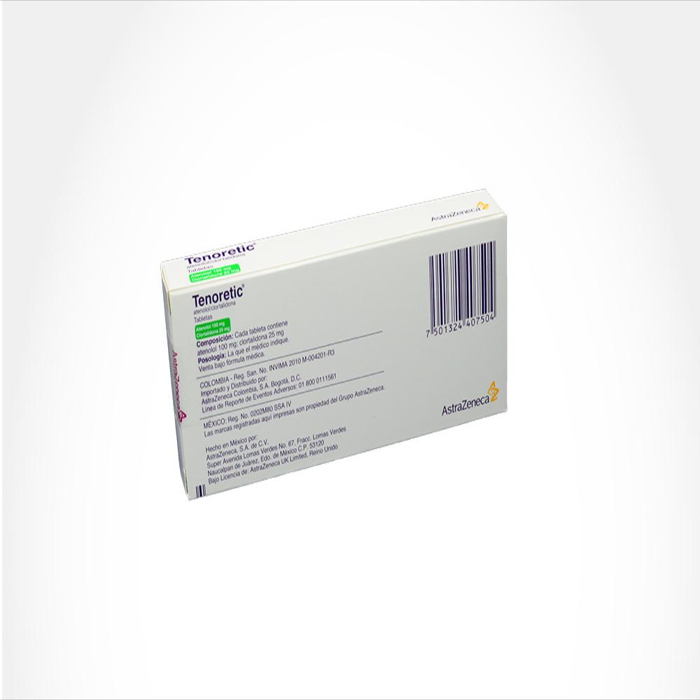 Tenoretic Atenolol 100Mg Caj 14 Tab img #3
