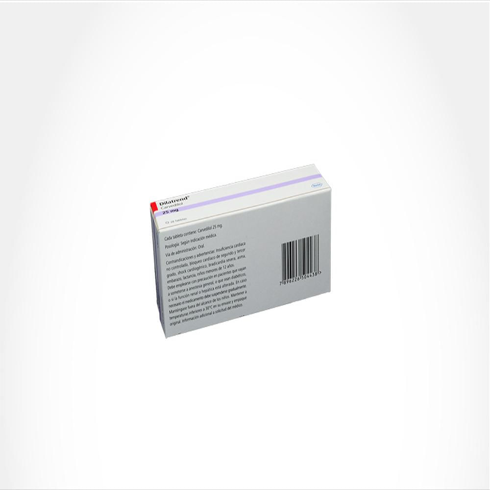 Dilatrend Carvedilol 25Mg Oral Caj 28 Tab img #2