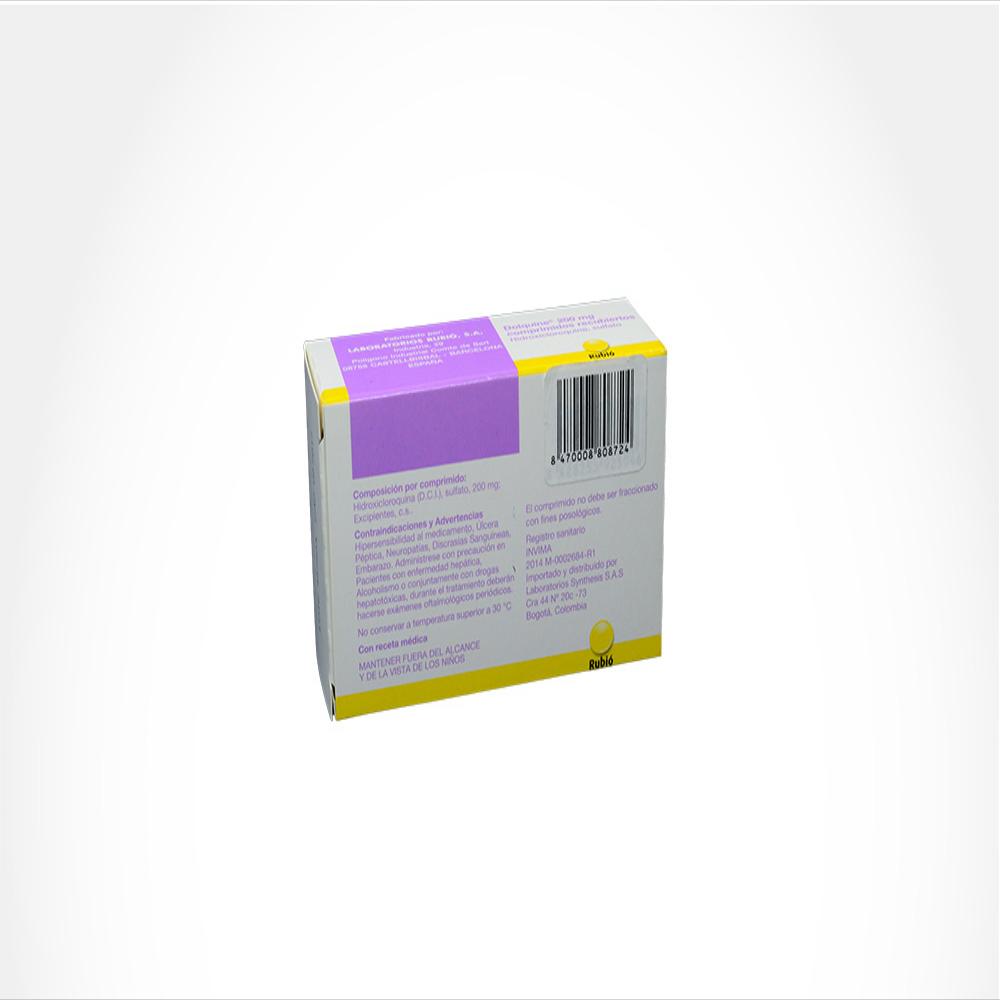 Dolquine Hidroxicloroquina 200Mg Tab Oral Caj 30 Tab img #2