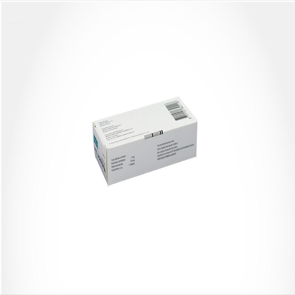 Moduretic Amilorida Clorhidrato 5Mg Tab Rec Oral Caj 30 Tab 1 U img #2