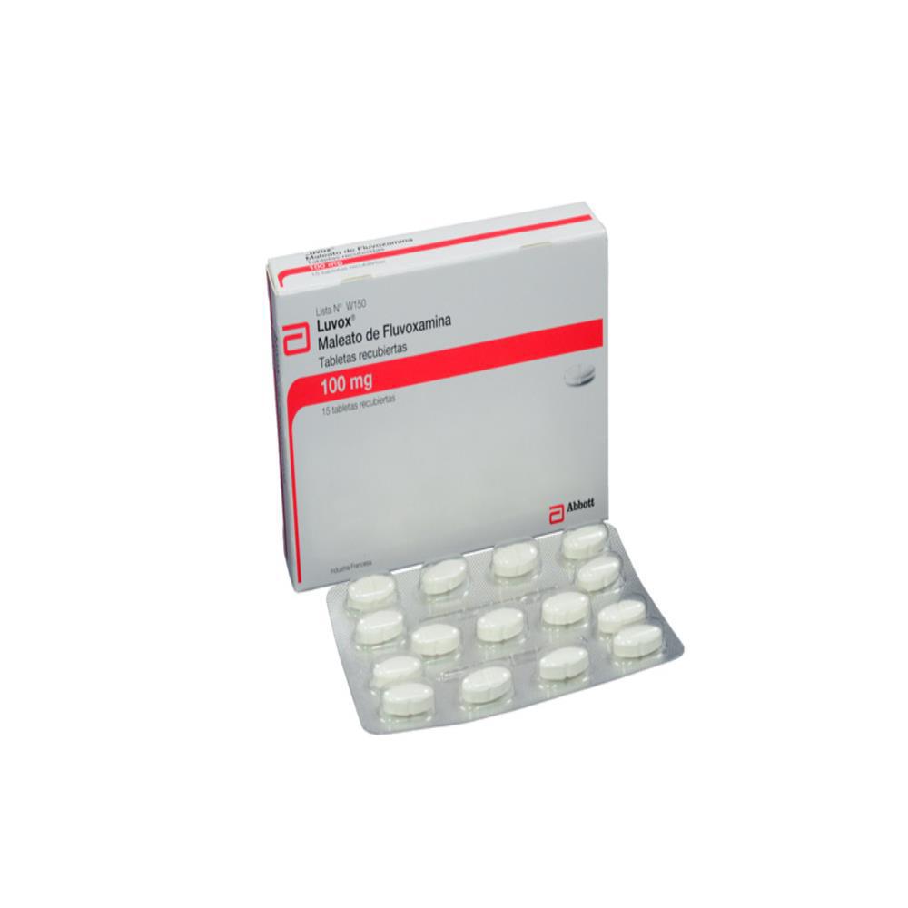 Luvox Fluvoxamina Maleato 100 Mg Caj 15 Tab 1 U img #1