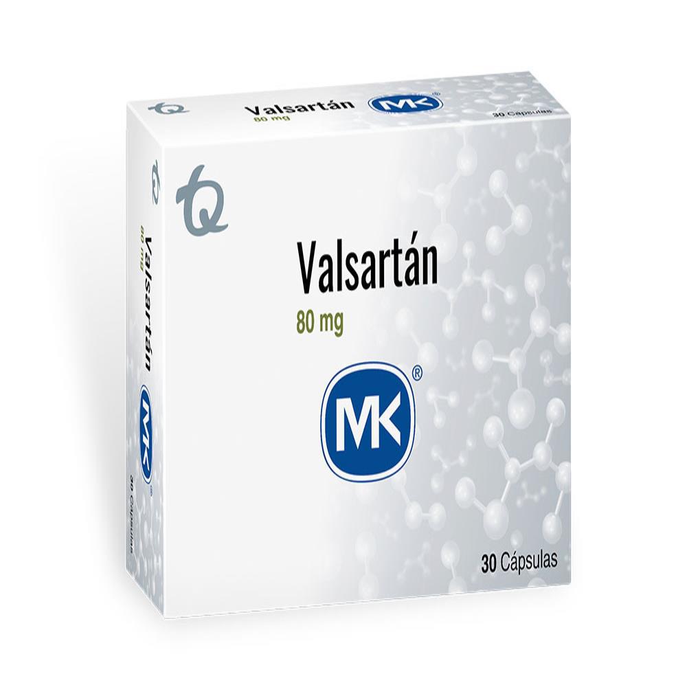 Valsartan Mk Cap Dur 80 Mg Oral Caj 30 Un