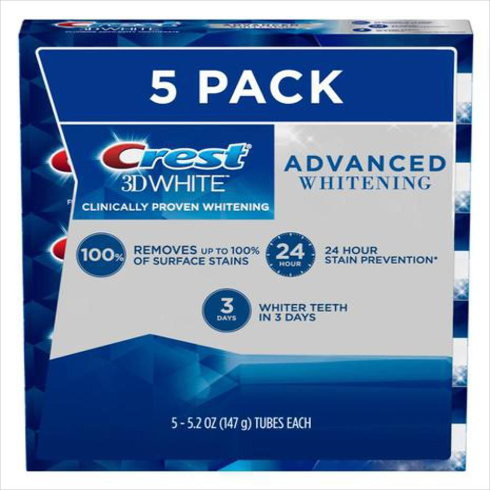 Crema Dental Crest 3D White X 5 Unidades img #2