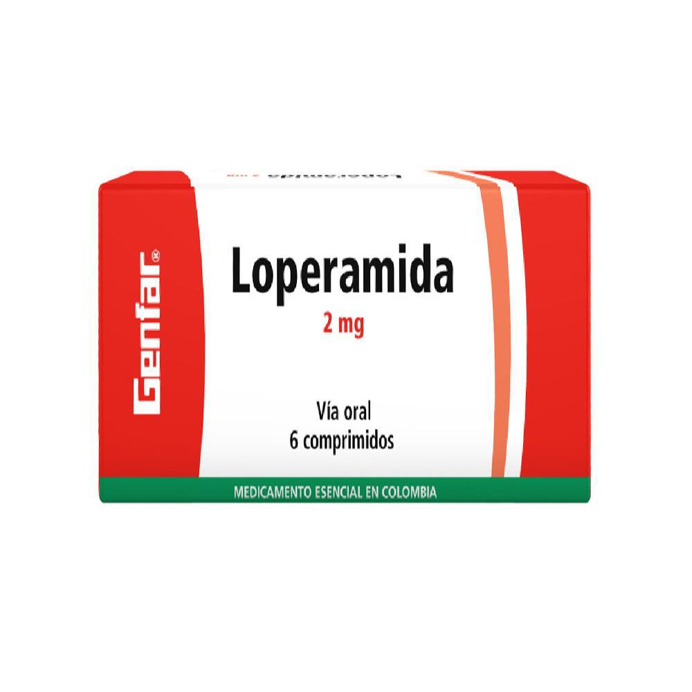 Loperamida Genfar Tab 2 Mg Oral Caj 6 Un img #1
