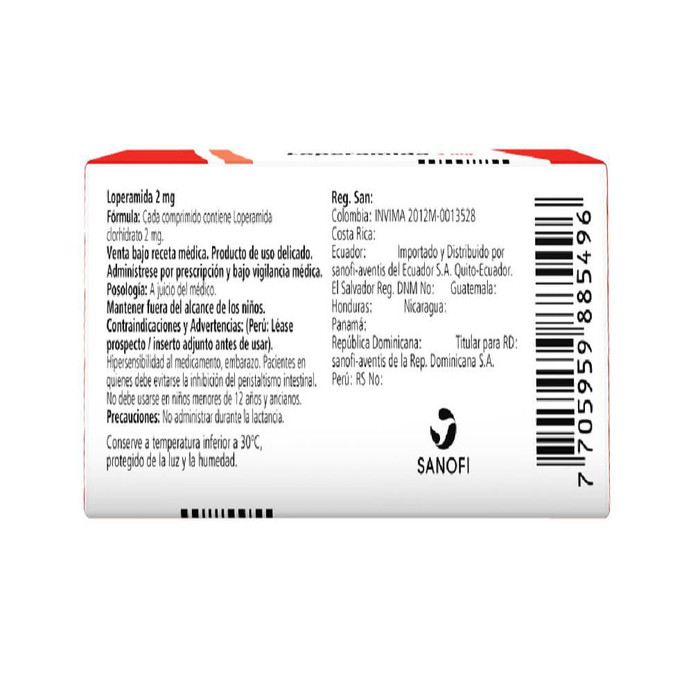 Loperamida Genfar Tab 2 Mg Oral Caj 6 Un img #2