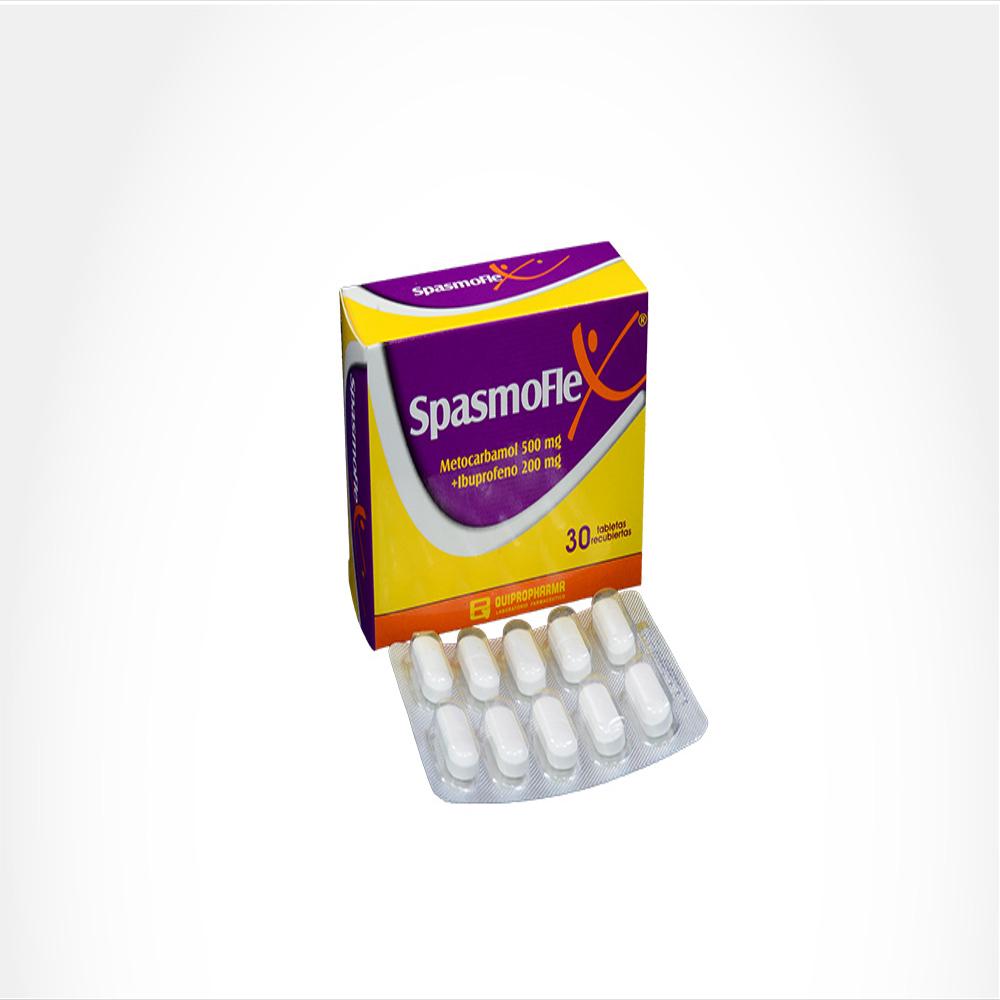 Spasmoflex Ibuprofeno 200Mg/Metocarbamol 500Mg Caj 30 Tab img #1