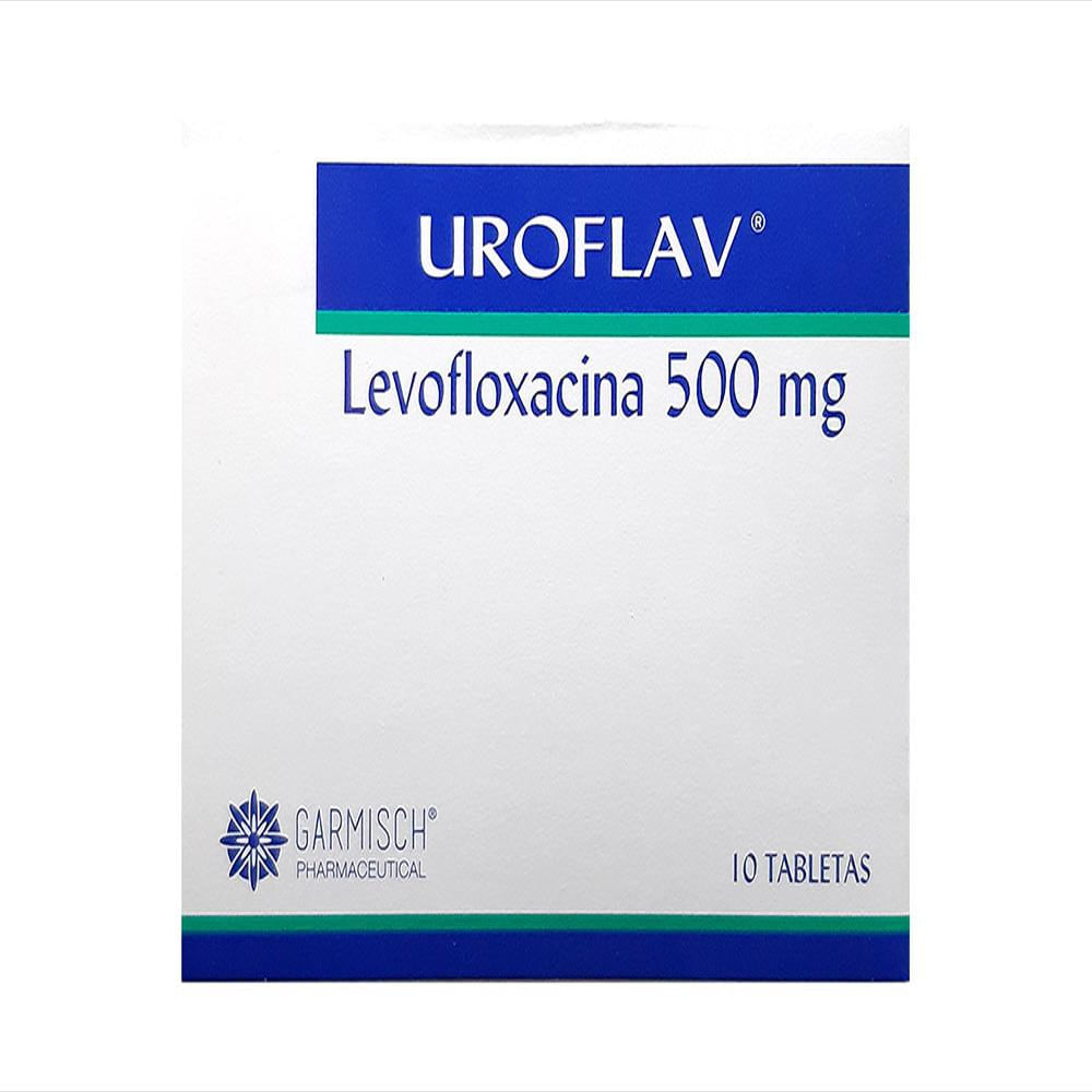 Uroflav Levofloxacina 500Mg Tab Oral Caj 10 Tab 1 U img #1