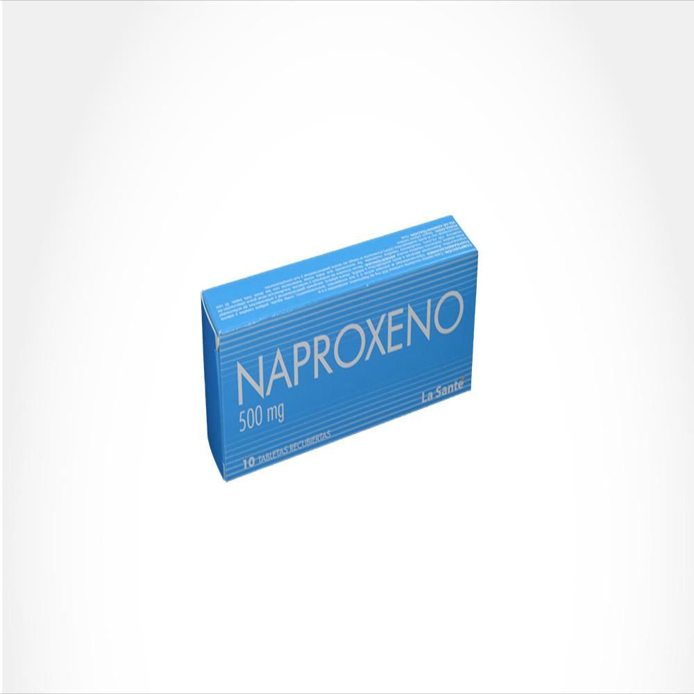 Naproxeno 500Mg Tab Oral Caj 10 Tab