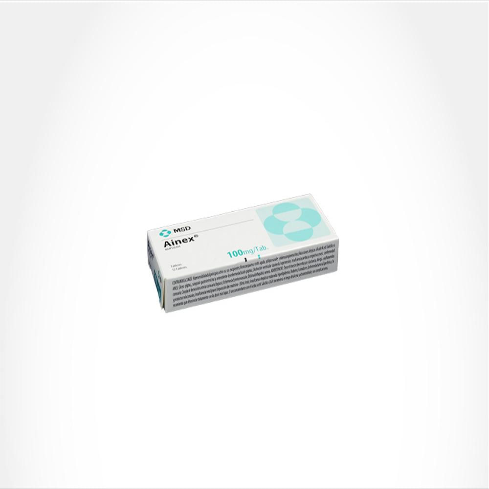 Ainex Tab 100 Mg Oral Cja 10 Un img #2