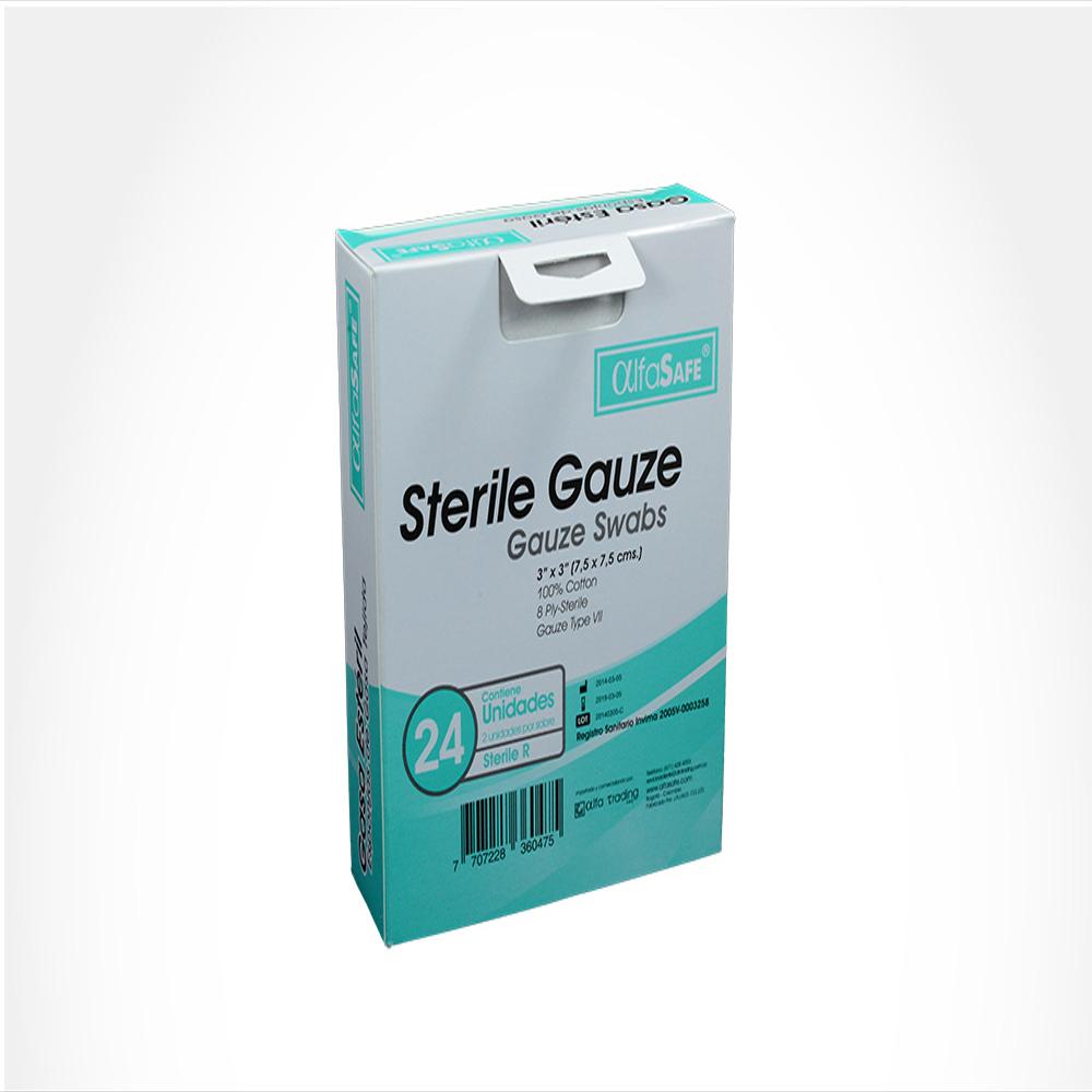 Gasa Alfa Safe Esteril Caj 12 Sob 1 U img #1