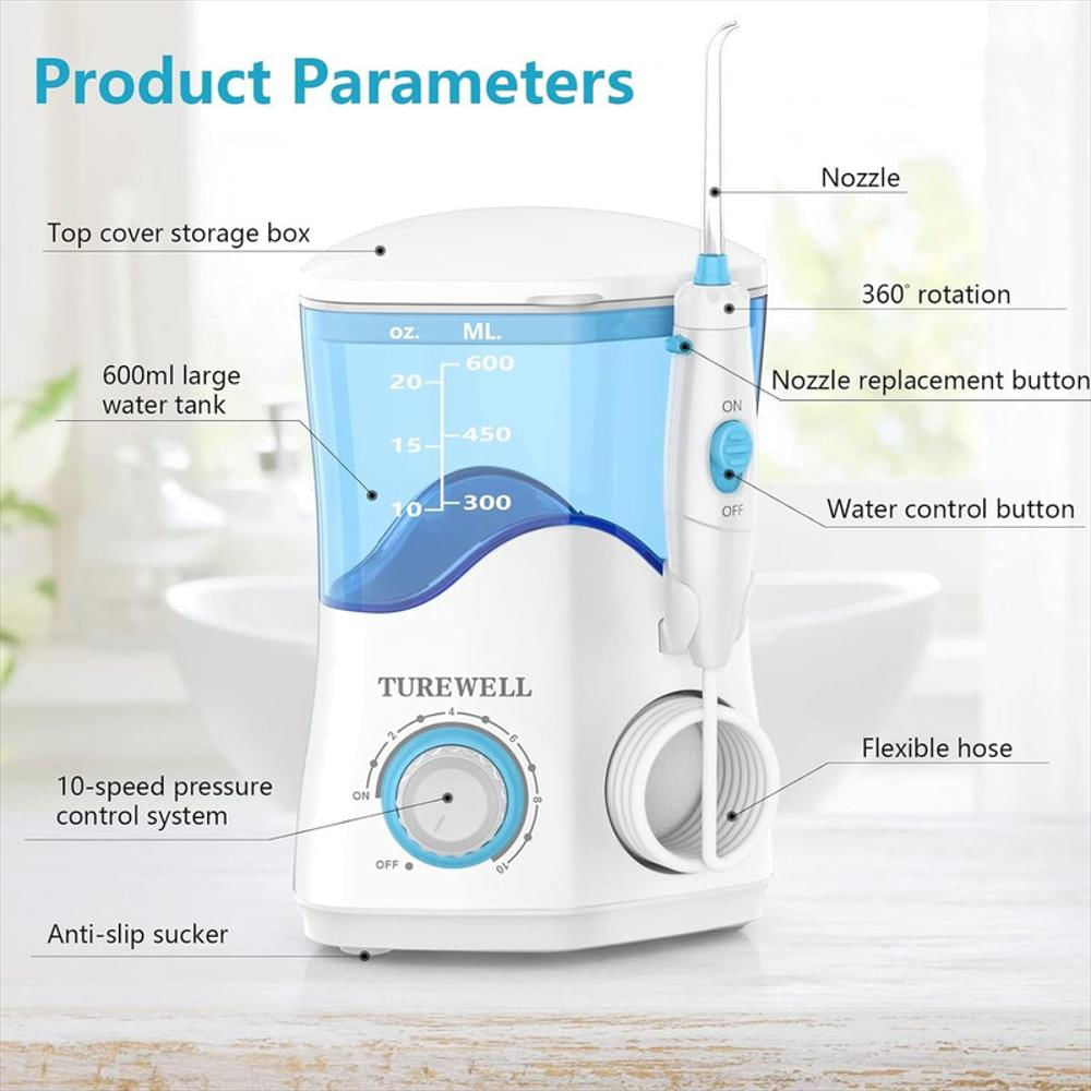 Irrigador Bucal Waterpik Nicefeel Blue 120V 590 img #2