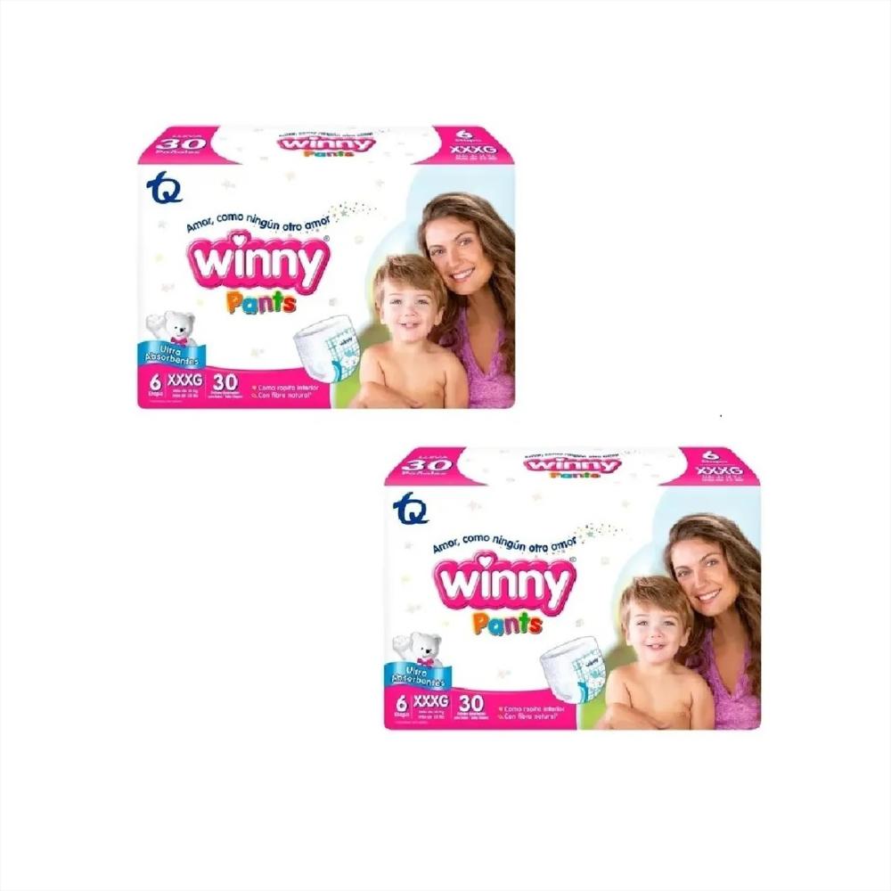 Pañal Winny Pants Etapa 6X 60