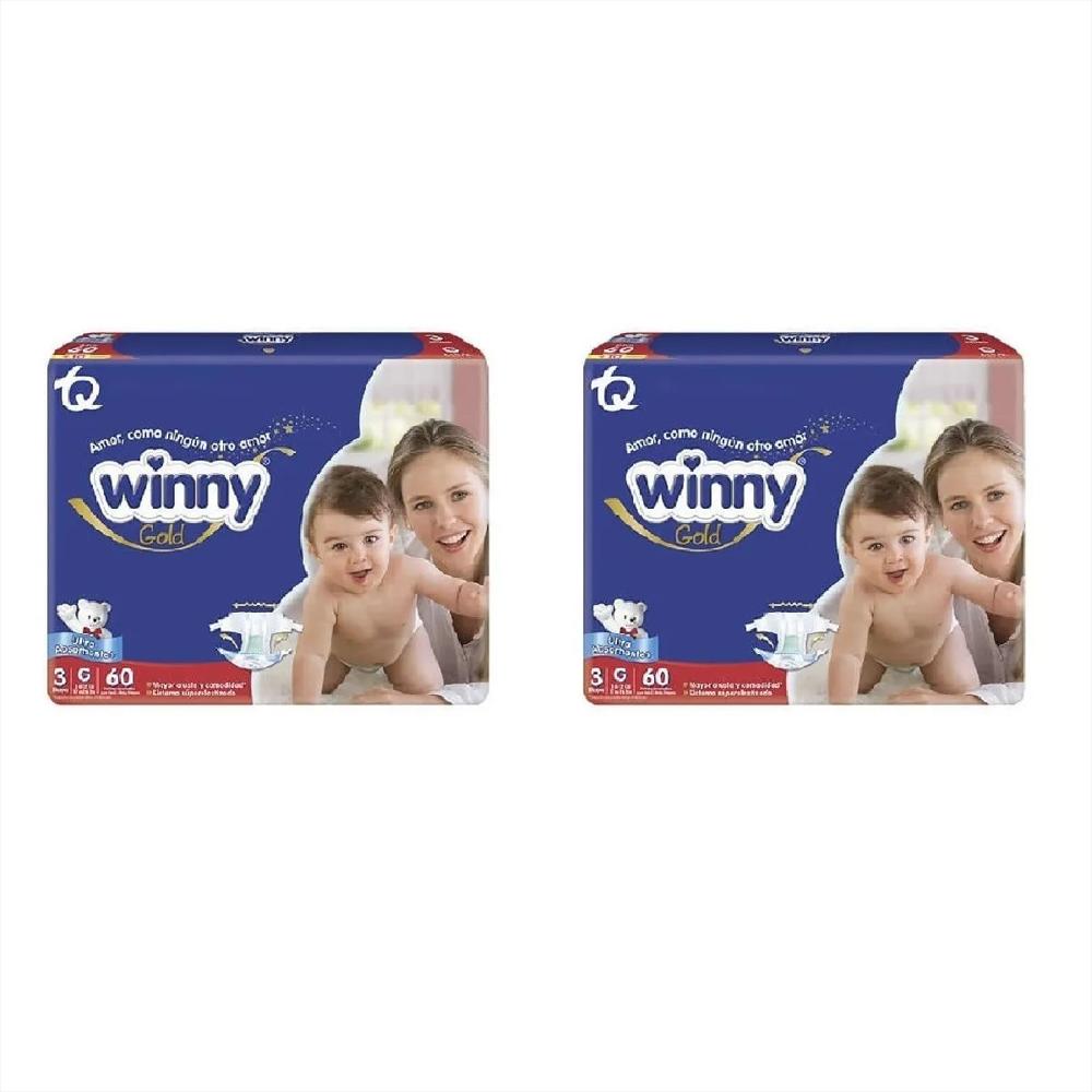 Pañal Winny Gold Etapa 3 X 120
