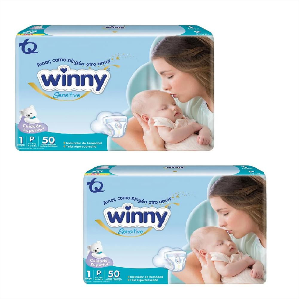 Pañal Winny Sensitive Etapa 1X100
