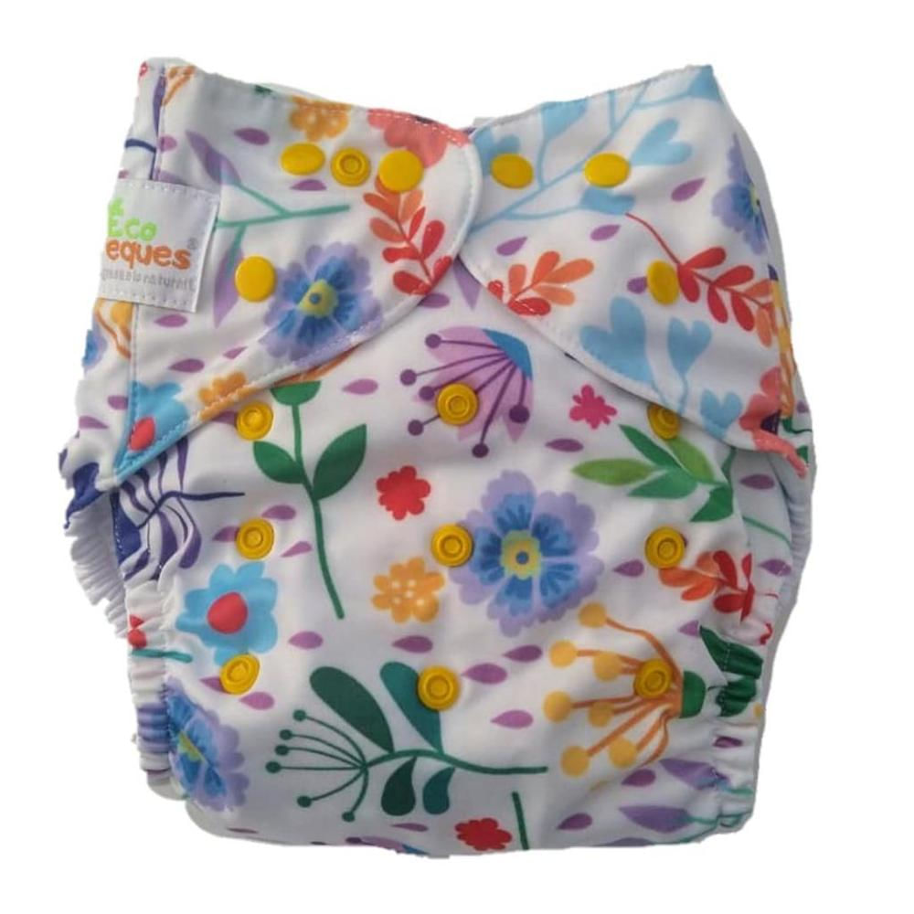 Pañal Ecológico Reutilizableara Piscina Flores