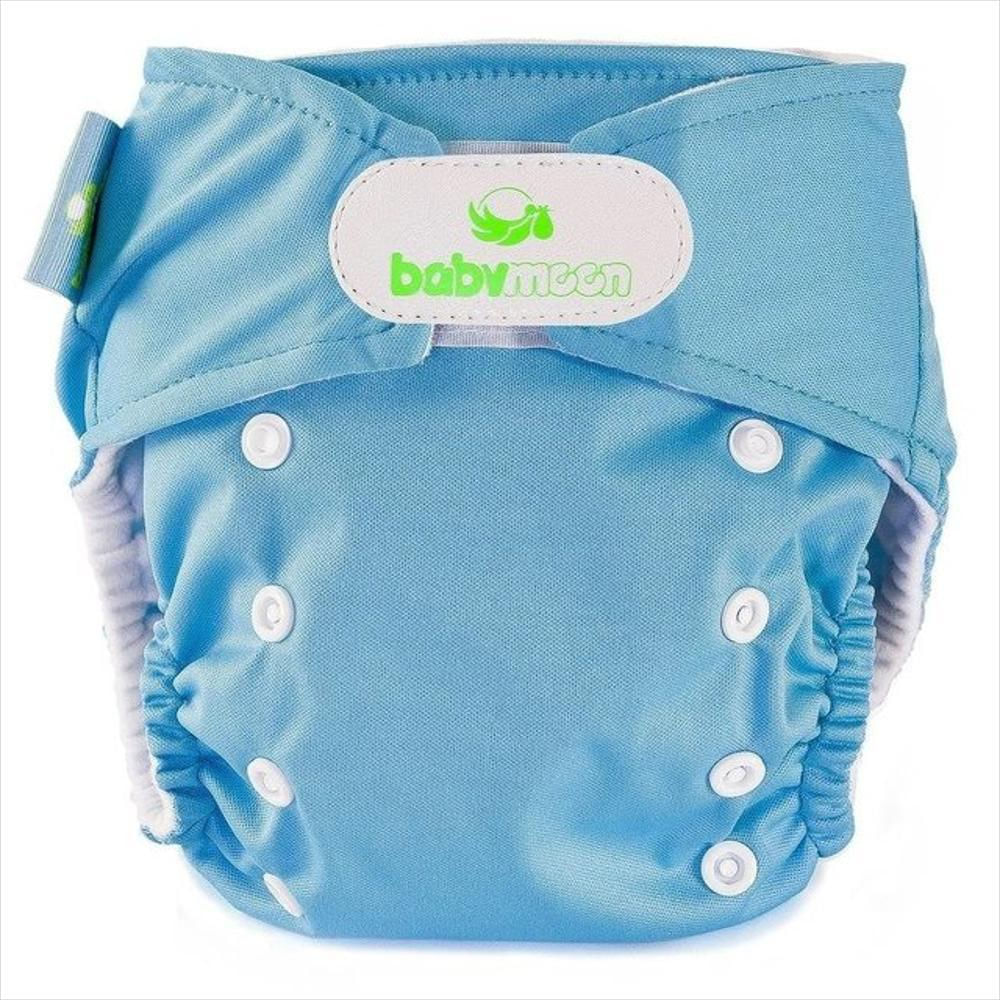 Pañal Ecológico Absorbente Intercambiable Unitono Azul / Unitalla De 0 A 30 Meses
