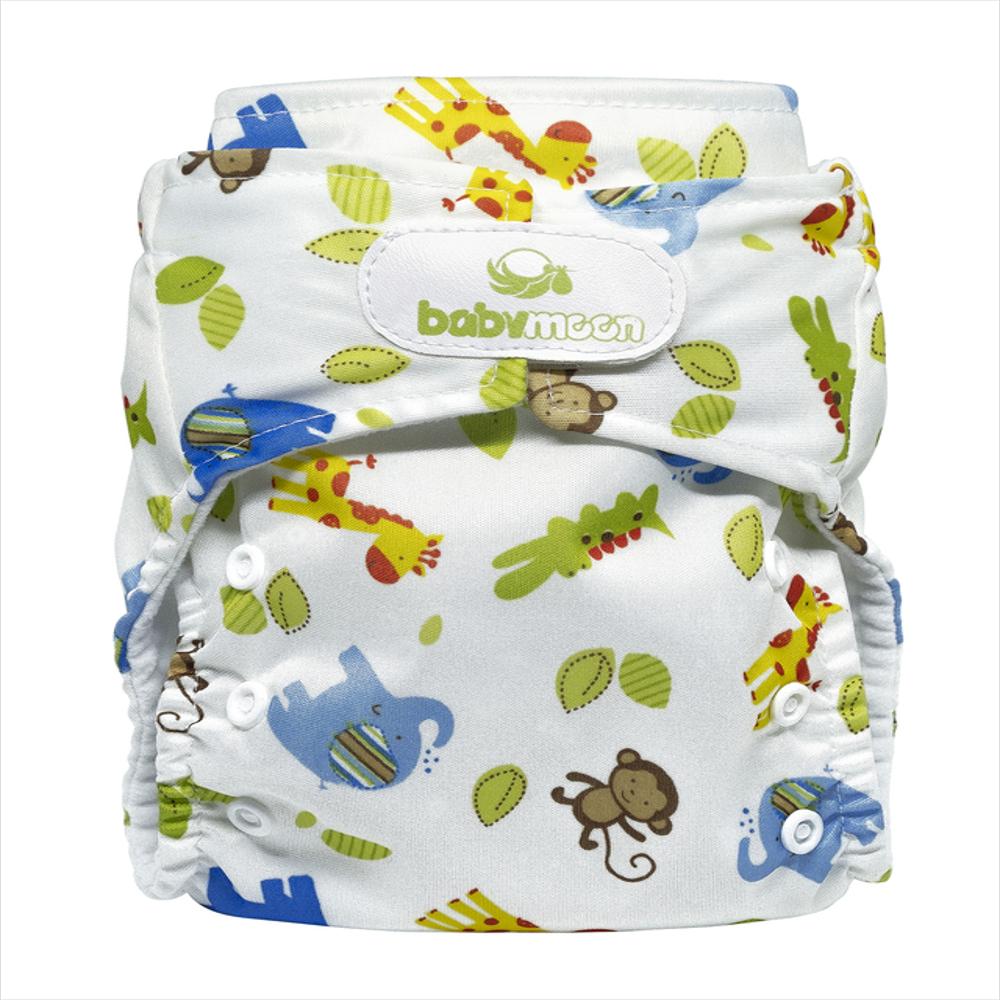 Pañal Ecológico Absorbente Intercambiable Estampado De Zoo / Unitalla De 0 A 30 Meses