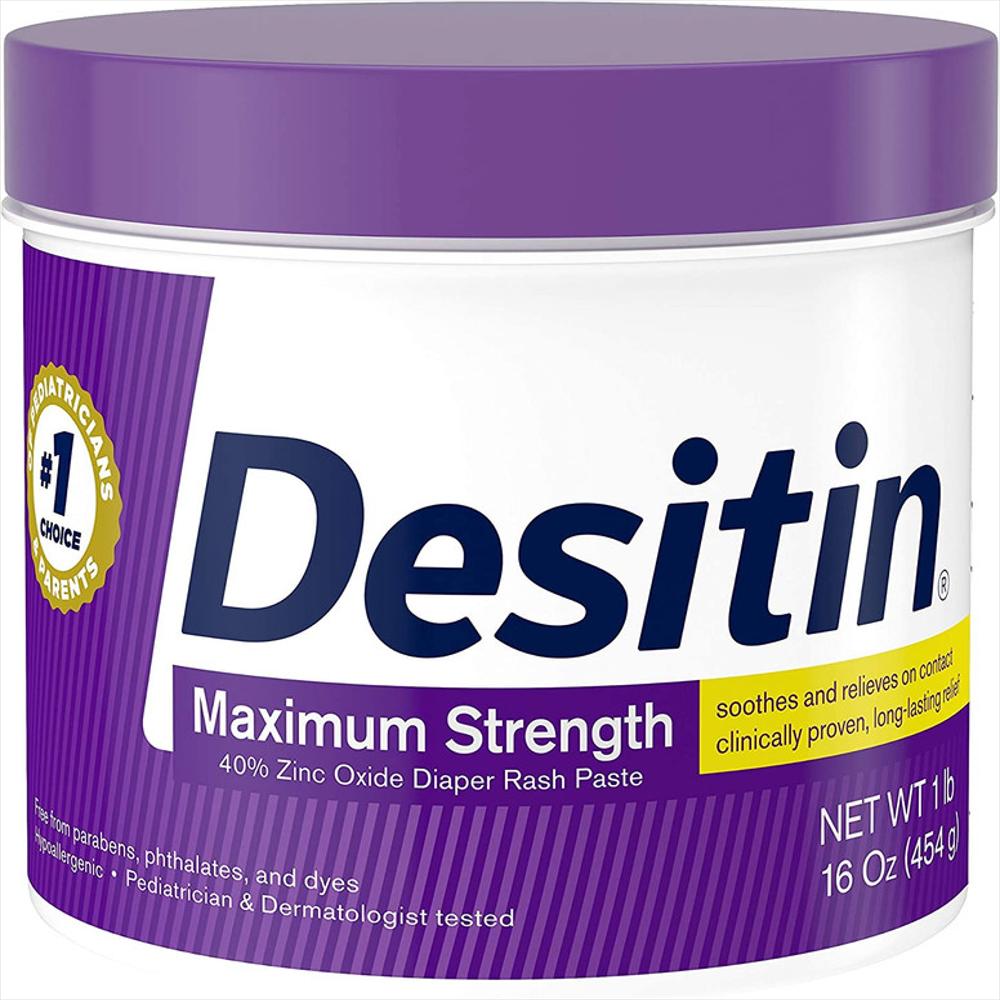Desitin 1 Libra 454Grs Tarro Grande Crema Antipañalitis Bebé