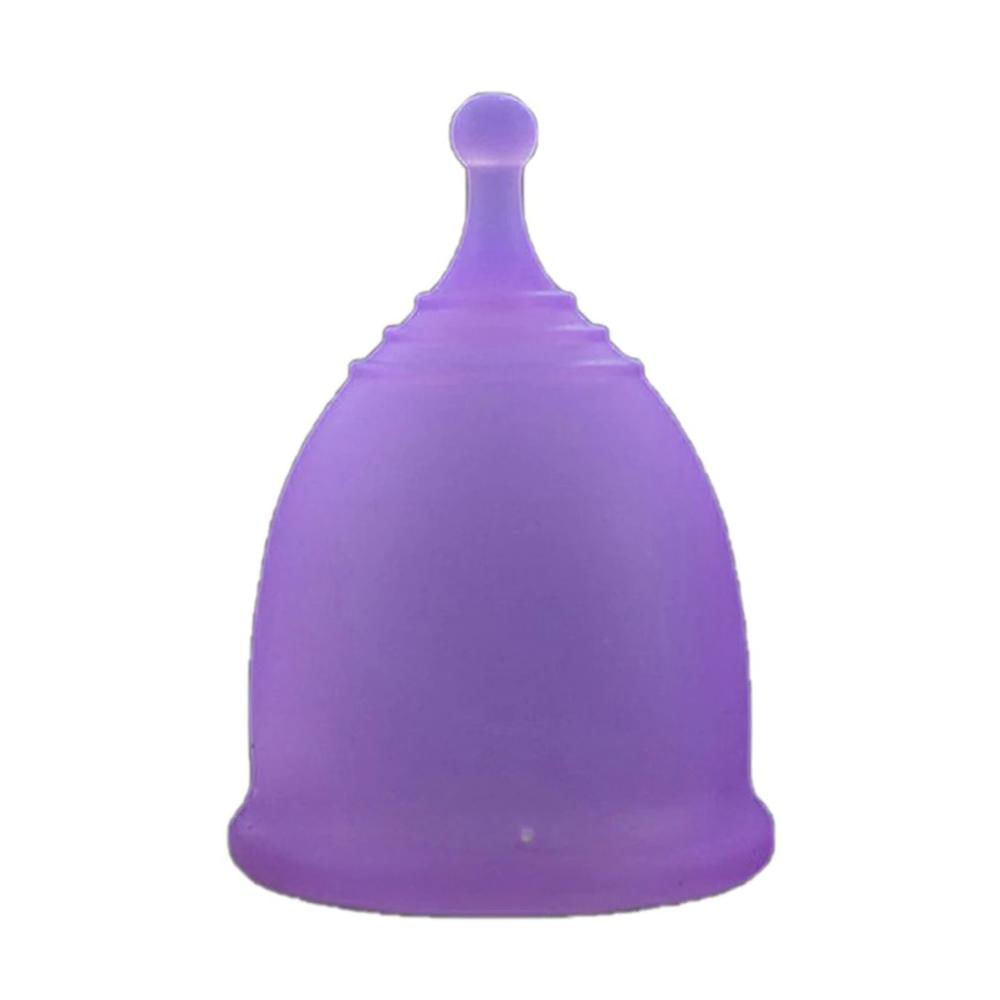 Copa Menstrual Reutilizable Siicona De Calidad Morada Talla S