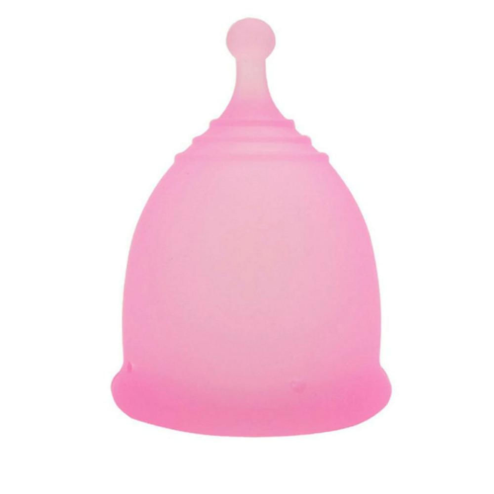 Copa Menstrual Reutilizable Rosada Tallas Diferentes Talla L