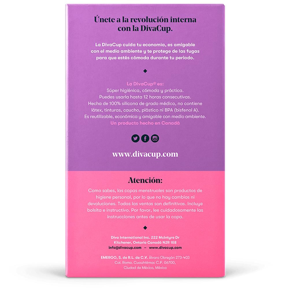 Copa Menstrual Divacup Modelo 1 img #2