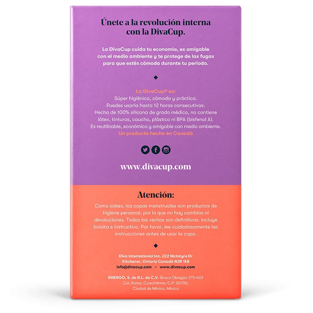 Copa Menstrual Divacup Modelo 0 img #2