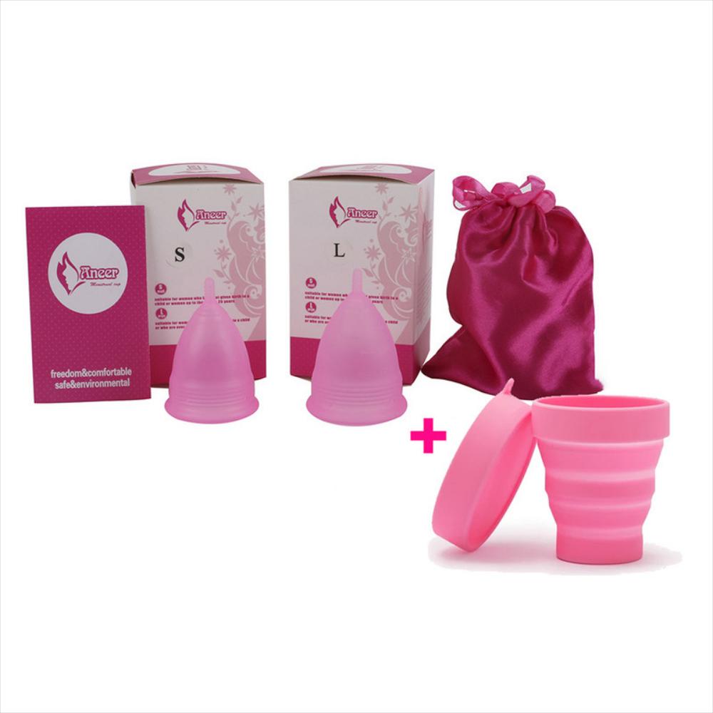 Copa Menstrual Anner Talla L + Vaso Esterilizador