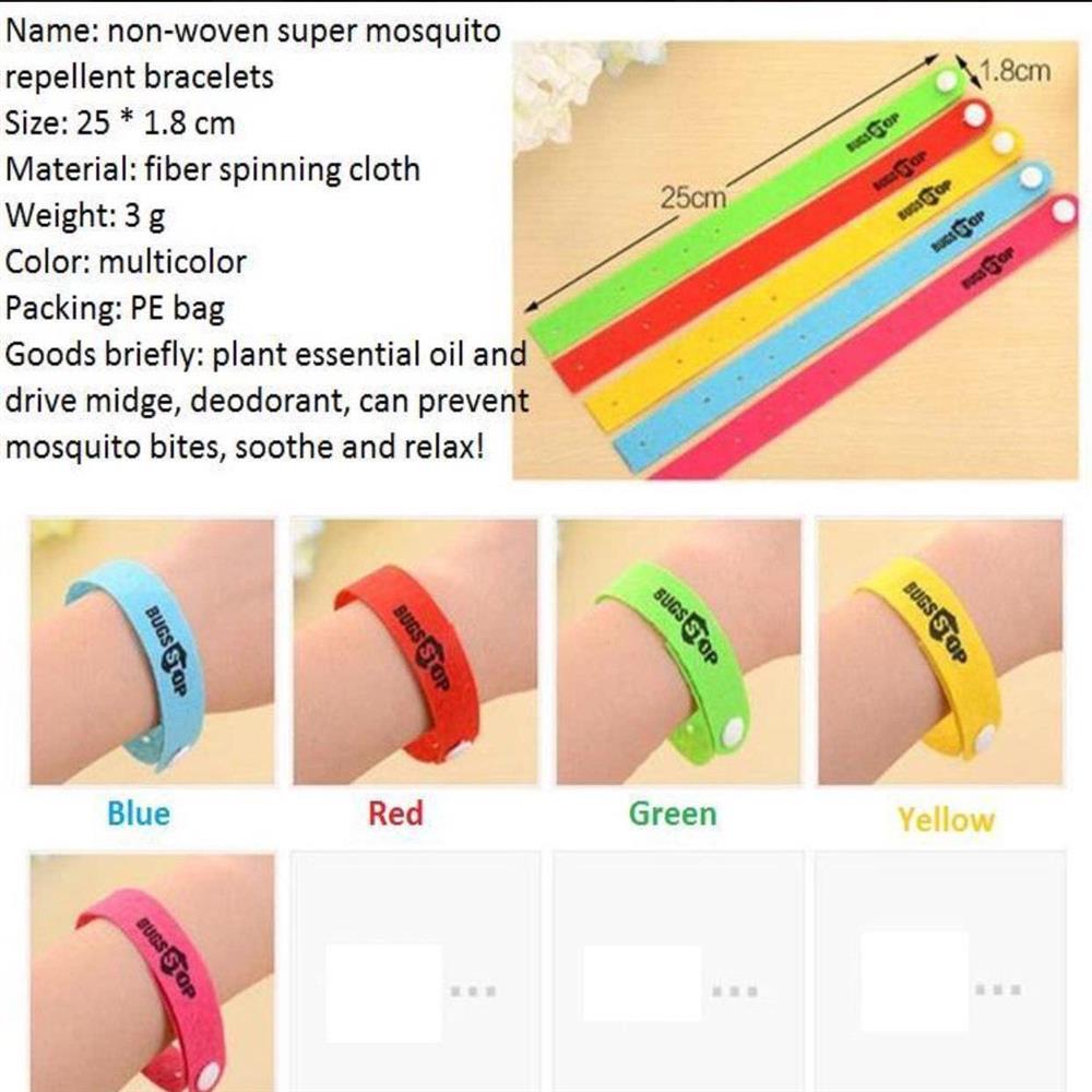 Kit X 12 Manilla Pulsera Repelente De Mosquitos E Insectos img #3