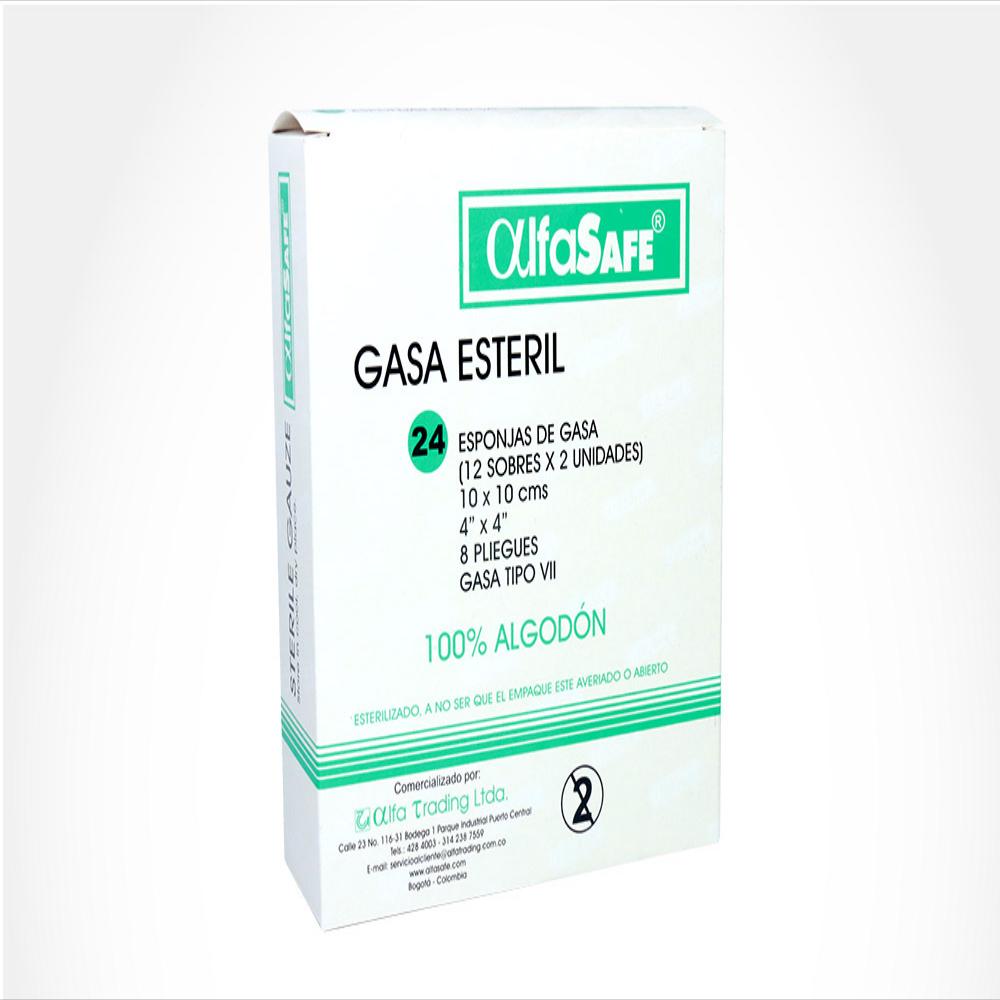 Gasa Alfa Safe Esteril Caj 12 Sob img #2