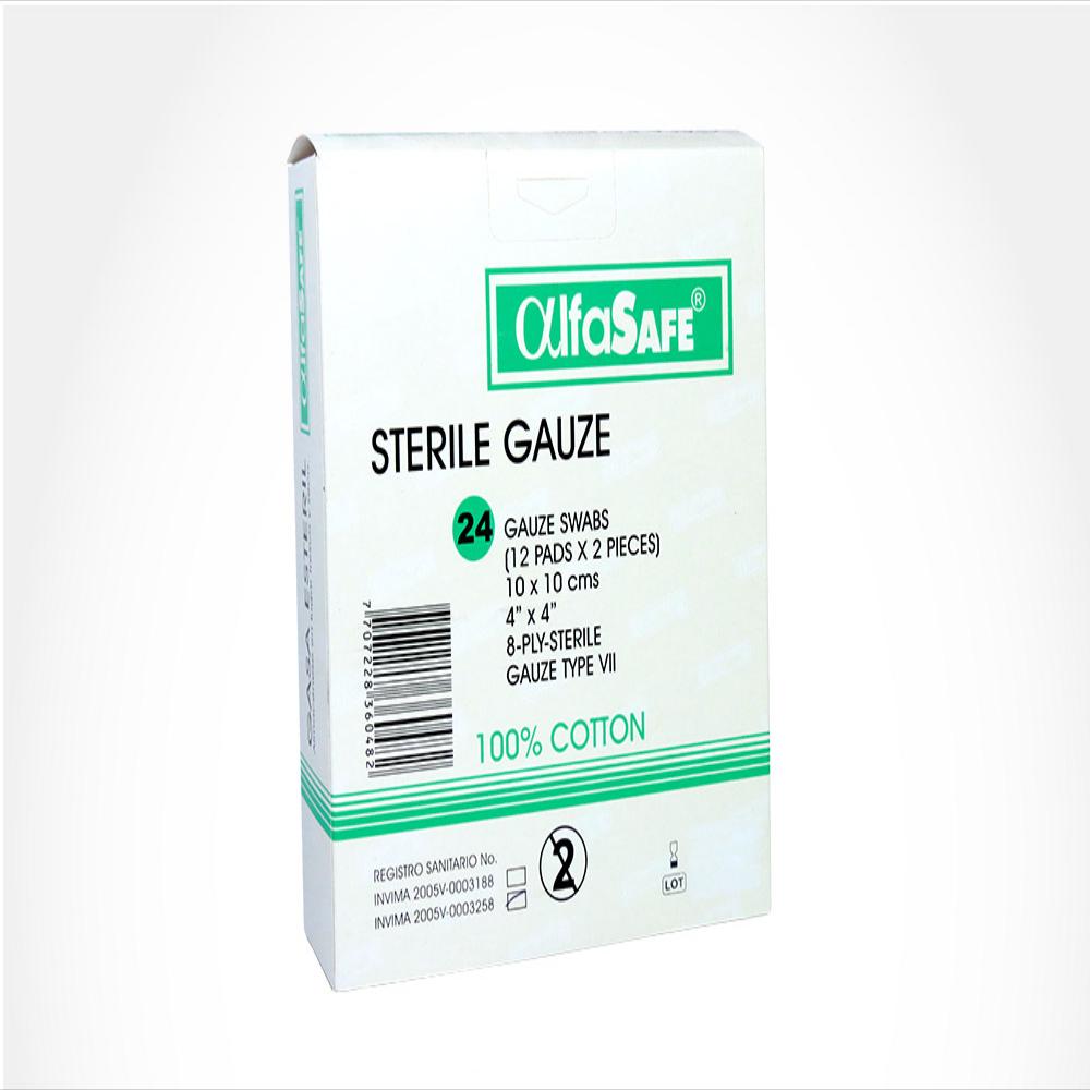 Gasa Alfa Safe Esteril Caj 12 Sob img #4