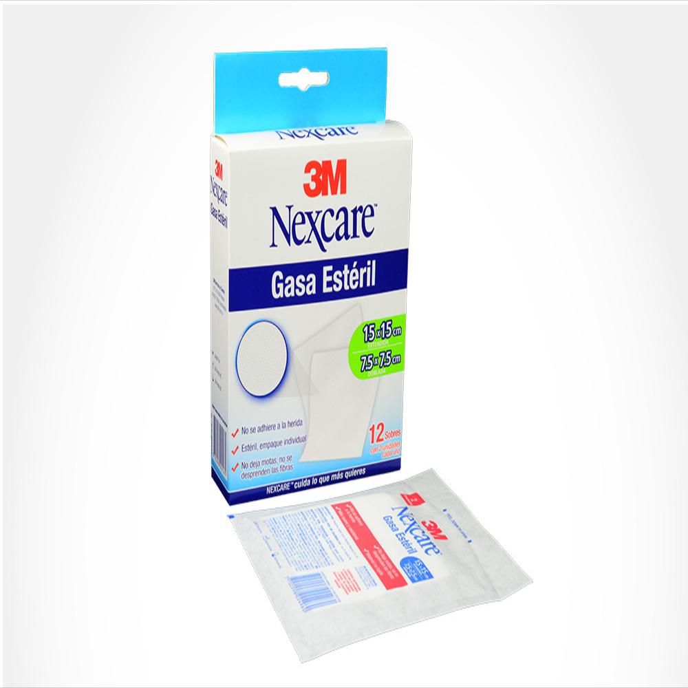 Gasa Nexcare 15 Por 15 Cm Por 2 Esteril Caj 24 Pie 1 U