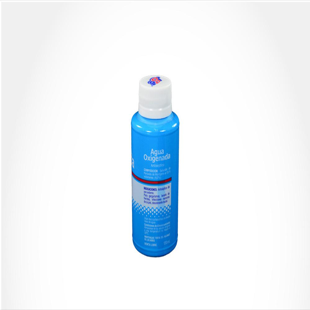 Agua Oxigenada Jgb Peroxido De Hidrogeno 8G Sol Topica Fra 1 Fra 120 Ml img #2