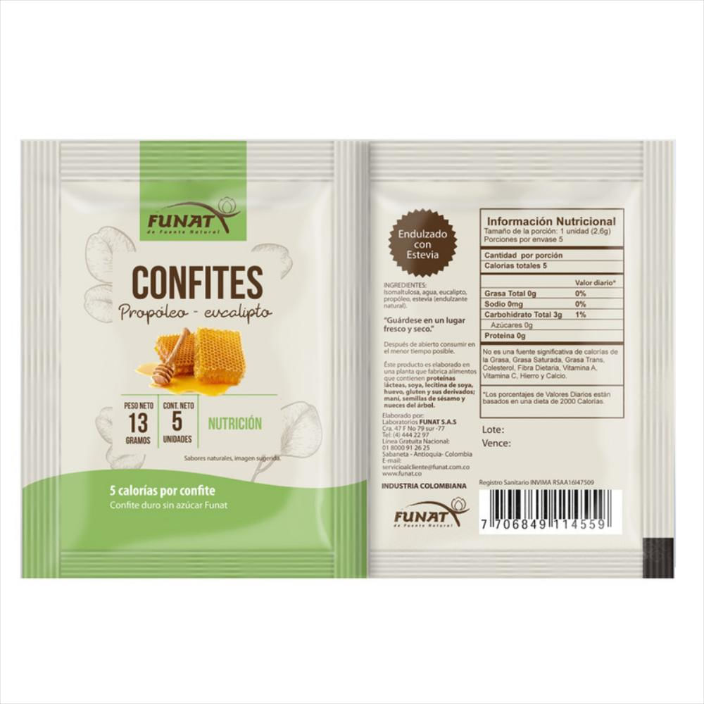 Sachet Sin Azúcar Propóleo Y Eucalipto 5 Und