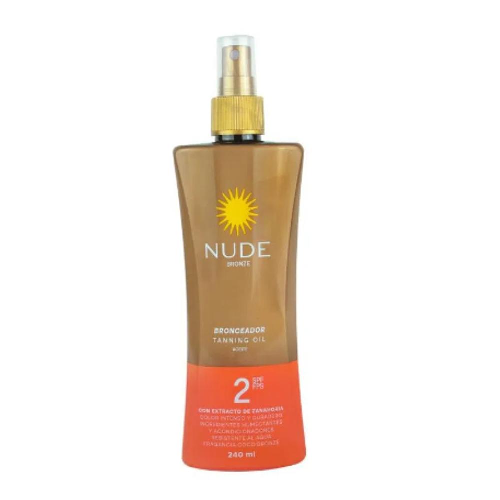 Nude Bronceador Aceite 2Spf